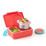 OmieBox - UP Isı Yalıtımlı 2. Nesil Kiraz Pembesi Bento Yemek Kutusu