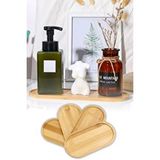 omilife 1 Adet Bambu Oval Sunum ve Servis Tepsisi Ahşap Tepsi Yağdanlık Altlığı
