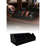 Omilife 10 Bölmeli Kemer Organizer, Çorap, Kravat, Takı, Makyaj, Çekmece, Dolap Içi Depolama - Siyah