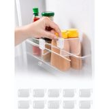 Omilife 10'lu Buzdolabı Raf Bölücü Şeffaf Şişe Düzenleyici Dolap Çekmece Ayırıcı Organizer