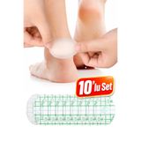 omilife Ayakkabı Topuk Koruyucu Bant 10 Adet Vurma Önleyici Yara Yapmaz Yapışkanlı Ped Seti