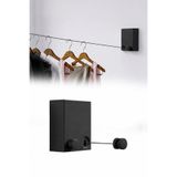 omilife Çekilebilir Paslanmaz Çelik Çamaşır Kurutma İpi Balkon Banyo İçi Duvar Askısı 4,2 m