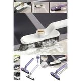 omilife Cımbızlı Döner Başlıklı Dip Köşe Temizlik Fırçası Derz Fayans Lavabo Fırçası 24 cm
