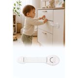 Omilife Çocuk Güvenlik Kilidi Yapışkanlı Dolap Çekmece Pencere Emniyet Kilidi Bebek Güvenlik Kilidi