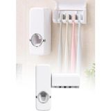 Omilife Diş Fırçalık ve Macun Yapışkanlı Dispenser Duvar Tipi Banyo Organizer Seti 16 cm - Çok Renkli