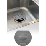 omilife Gri Evye Kapağı Lavabo Kötü Koku Önleyici Silikon Mat Sızdırmaz Lavabo Tıpası