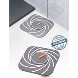 omilife Gri Süzgeçli Silikon Lavabo Gider Kapağı Koku Önleyici Banyo Mutfak 15 cm