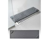 omilife Gri Uzun Silikon Gider Kapağı Koku Önleyici Lavabo Banyo Mutfak Balkon Gider 37x11 cm