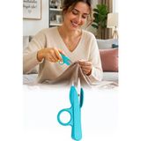 Omilife Iplik Kesme Makası Paslanmaz Çelik Terzi Makası Dikiş Nakış El Işi Makası
