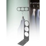 Omilife Metal 3 Bölmeli Kıyafet Askısı Pantolon Askılığı Dolap İçi Düzenleyici Dayanıklı Askı - Renkli