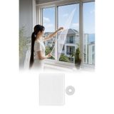 omilife Pencere Sinekliği Tülü 130x150 CM Kendinden Yapışkanlı Sineklik Perde