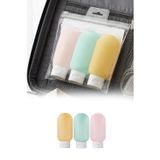 Omilife Taşınabilir Seyahat Şişe Seti 3lü Sızdırmaz Mini Kozmetik Şişeleri Valiz Organizer Seti