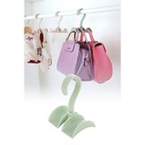 omilife Yeşil 360 Derece Kemer Kravat Çanta Şapka Askılığı Dolap Organizeri 13x6.5x3.5 cm