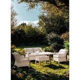 Omit Pazar Sakarya 4 Kişilik Gri Örgü Rattan Oturma Grubu Minderli & 80x120cm Masa Takımı