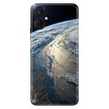 Omix Omix X5 ile Uyumlu Kılıf, Yer Küre Temalı Desenli, Darbe Emici Silikon