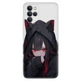 Omix Omix X700 ile Uyumlu Kılıf, Anime Wmn Temalı Desenli, Darbe Emici Silikon