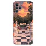 Omix Omix X700 ile Uyumlu Kılıf, Bloom Temalı Desenli, Darbe Emici Silikon