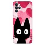 Omix Omix X700 ile Uyumlu Kılıf, Cat-Love Temalı Desenli, Darbe Emici Silikon