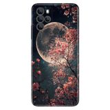 Omix Omix X700 ile Uyumlu Kılıf, Dolunay Moon Temalı Desenli, Darbe Emici Silikon