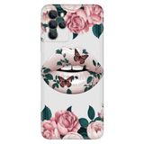 Omix Omix X700 ile Uyumlu Kılıf, Dövme Dudak Temalı Desenli, Darbe Emici Silikon
