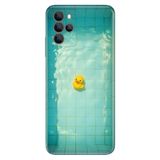 Omix Omix X700 ile Uyumlu Kılıf, Havuz Keyfi Temalı Desenli, Darbe Emici Silikon