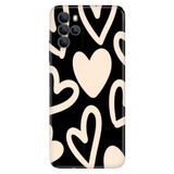 Omix Omix X700 ile Uyumlu Kılıf, Heart Wall Temalı Desenli, Darbe Emici Silikon