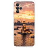 Omix Omix X700 ile Uyumlu Kılıf, Kız Kulesi 34 Temalı Desenli, Darbe Emici Silikon