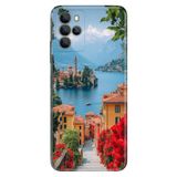 Omix Omix X700 ile Uyumlu Kılıf, Lake Como Temalı Desenli, Darbe Emici Silikon