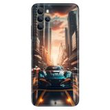 Omix Omix X700 ile Uyumlu Kılıf, Modern Car Temalı Desenli, Darbe Emici Silikon