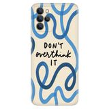 Omix Omix X700 ile Uyumlu Kılıf, Overthink Temalı Desenli, Darbe Emici Silikon