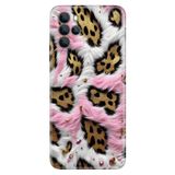 Omix Omix X700 ile Uyumlu Kılıf, Pırıltılı Leopar Temalı Desenli, Darbe Emici Silikon