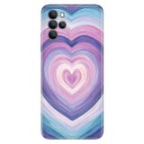 Omix Omix X700 ile Uyumlu Kılıf, Purple Love Temalı Desenli, Darbe Emici Silikon