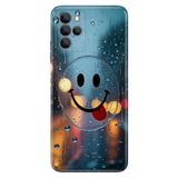 Omix Omix X700 ile Uyumlu Kılıf, Smile Rain Temalı Desenli, Darbe Emici Silikon
