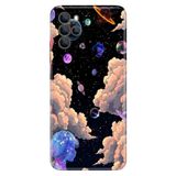Omix Omix X700 ile Uyumlu Kılıf, Space 1030 Temalı Desenli, Darbe Emici Silikon
