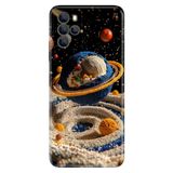 Omix Omix X700 ile Uyumlu Kılıf, Yapay Boşluk Temalı Desenli, Darbe Emici Silikon