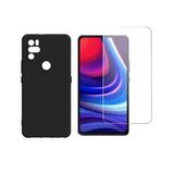 Omix X300 X500 Kılıf Kamera Korumalı Mat Esnek Silikon Kapak+ Cam