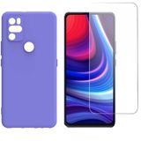 Omix X300 X500 Kılıf Kamera Korumalı Mat Esnek Silikon Kapak+ Nano Cam