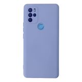 Omix X500 Kılıf Lansman içi Kadife Silikon Nano - Lila