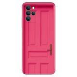 Omix X700 ile Uyumlu Kılıf, Pembe Kapı Temalı Desenli, Darbe Emici Silikon