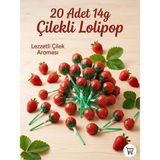 Omka Çilek Aromalı Lolipop Şeker 14G x 20 Adet - Lezzetli & Eğlenceli