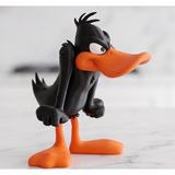 Omni 18 cm Duffy Duck Yüksek Kaliteli 3D Figür - Sevimli Kahramanlar Serisi Özel Koleksiyonluk Oyuncak Biblo - Çevre Dostu Pla Malzeme - Siyah Turuncu Masaüstü Dekoratif Hediyelik