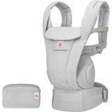 Omni Deluxe Cotton (Pearl Grey) 4 Farklı Taşıma Pozisyonlu Ergonomik Kanguru, 0-4 Yaş Yeni Doğa - Çok Renkli