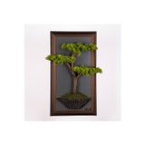 Omnia Concept Bonsai Tablaeu - 6D - Mdf Plaka Üzerinde Çerçeveli 3 Boyutlu Yapay Ağaç Tablosu 33X60 Cm