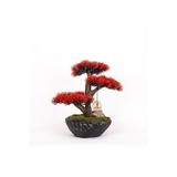 Omnia Concept Calipso Bonsai-3-1 Masaüstü Kullanıma Uygun Mini Yapay Bonsai Ağacı - 30x40 Cm