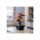Omnia Concept Flora Bonsai-2 Masaüstü Kullanıma Uygun Doğal Ağaç Gövdeli Yapay Bonsai Ağacı - 40X50 Cm
