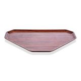 Omnipazar Atlasform 015 Trapezoid Melamin Servis Tepsi 36x52 Cm Kahverengi