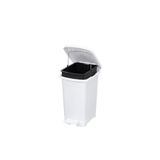 Omnipazar Elf-İ344 Slim Pedallı Plastik Çöp Kovası İç Kovalı 8 Lt
