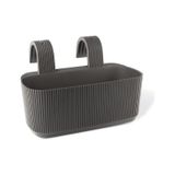 Omnipazar KRS-249 Dekoratif Plastik Pera Askılı Balkon Saksı 3.2 Litre - Kahverengi