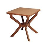 Omnipazar Mt-gf235 Prima Isola Plastik Kare Bahçe Balkon Masa 70x70 Cm Çok Renkli