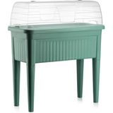 Omnipazar So-Abs3 Fanuslu Ayaklı Bahçe Yetiştirme Saksı Seti 60 Litre No 3 - Yeşil